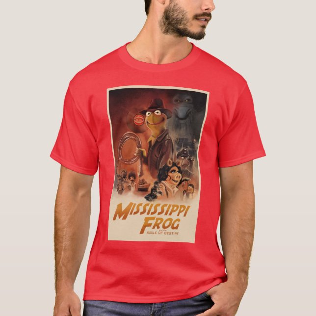 Mississippi Groda och Ödets Leende T Shirt (Framsida)