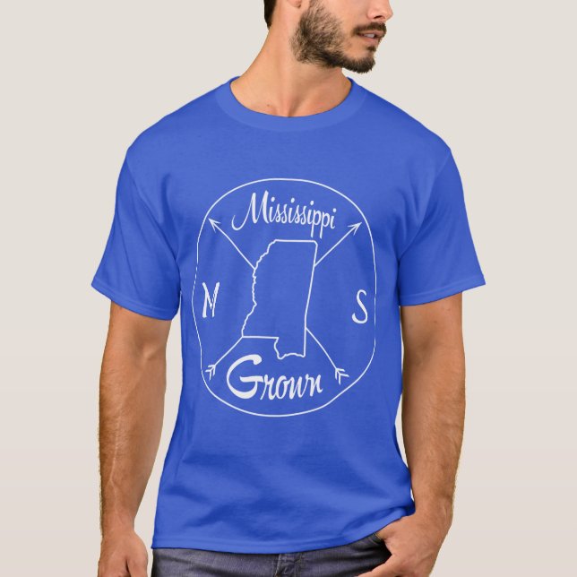 Mississippi Grown MS T Shirt (Framsida)