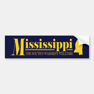 Mississippi Guld Bildekal