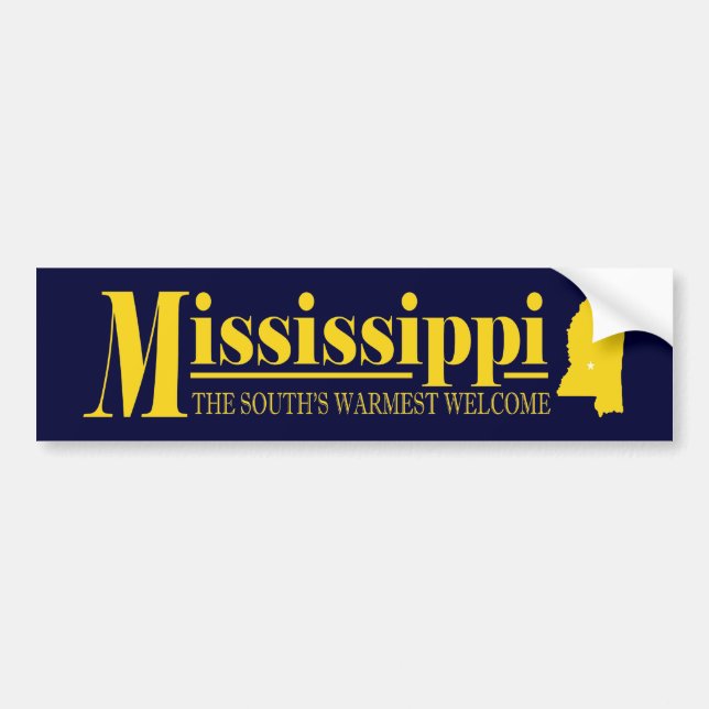 Mississippi Guld Bildekal (Framsidan)