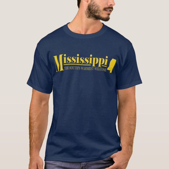 Mississippi Guld Tee Shirt (Framsida)