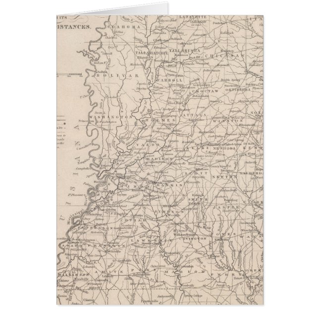 Mississippi Hälsningskort (Framsidan)