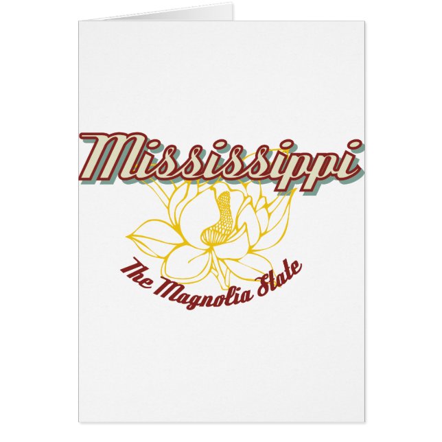 Mississippi Hälsningskort (Framsidan)