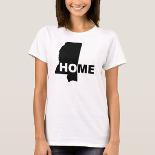 Mississippi Hemifrån Bortom Stat T-Shirt Tees