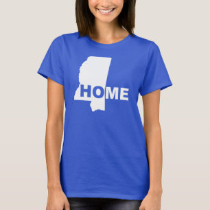Mississippi Hemifrån Inte Från Stat T-Shirt Tees