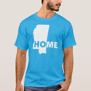 Mississippi Hemma Borta Från Stat T-Shirt Tröjor
