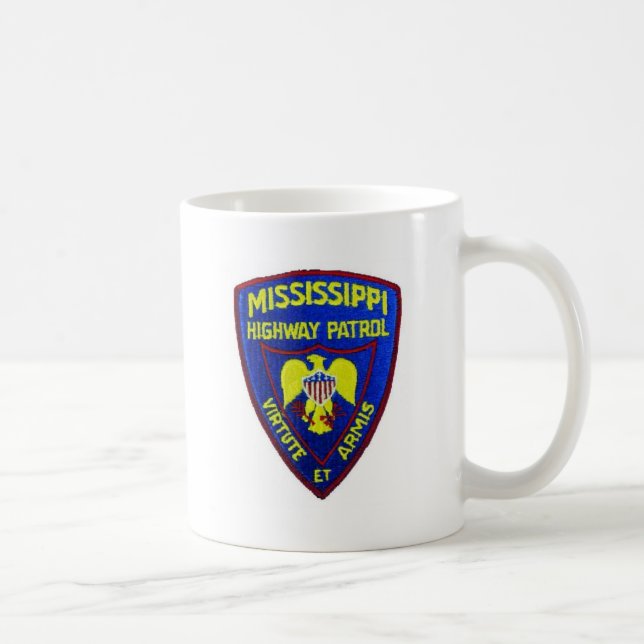 Mississippi huvudvägpatrull kaffemugg (Höger)