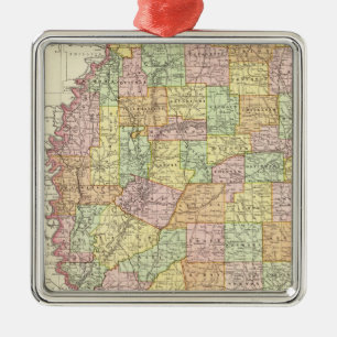 Mississippi Julgransprydnad Metall