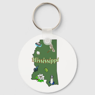 Mississippi Keychain Nyckelring