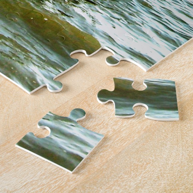 Mississippi Kusten Fishing Pier Photo Puzzle Pussel (Sidan)