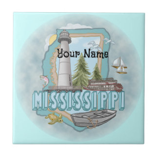 Mississippi Lighthouse-panel Kakelplatta