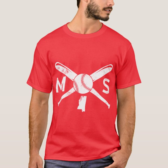 Mississippi Love MS Mississippi Gear T Shirt (Framsida)