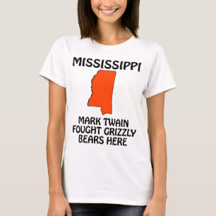 Mississippi - Mark Twain Bekämpade Grizzlybjörnar  Tröja