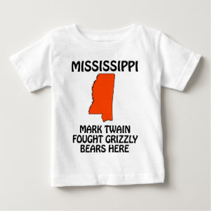 Mississippi - Mark Twain Bekämpade Grizzlybjörnar Tröja