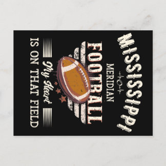 Mississippi Meridian American Football Vykort