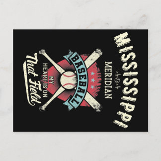 Mississippi Meridian Baseball Vykort