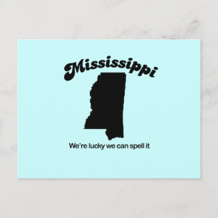 Mississippi Motto - Spell det Vykort