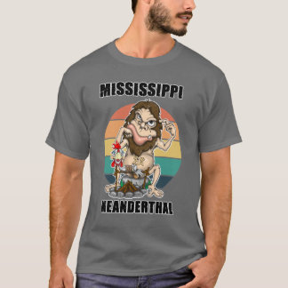Mississippi Neanderthal Neanderthal Tänkande 1 T Shirt