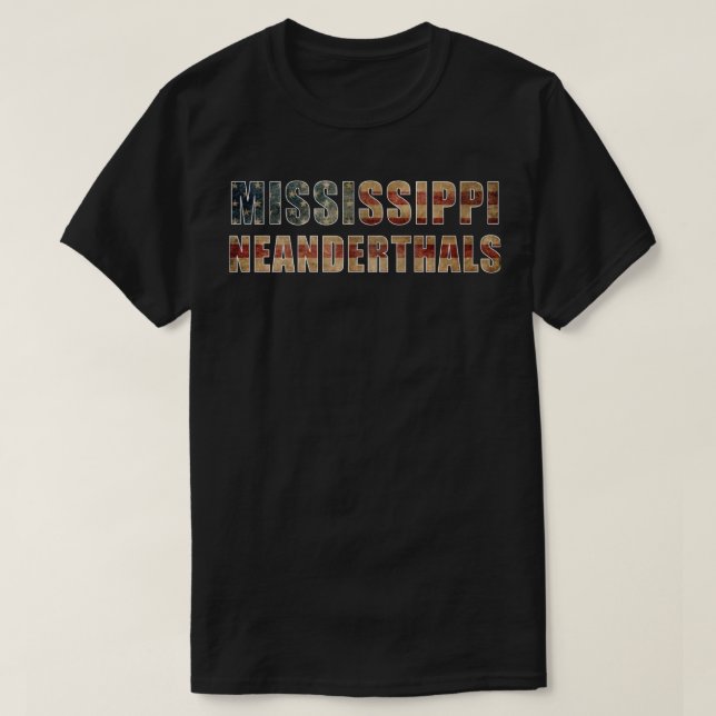 mississippi neanderthals t shirt (Design framsida)