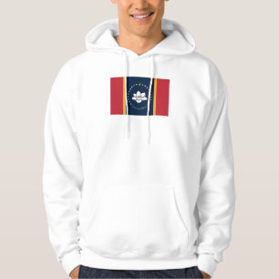 mississippi nya flagga usa enade stater america-ma hoodie