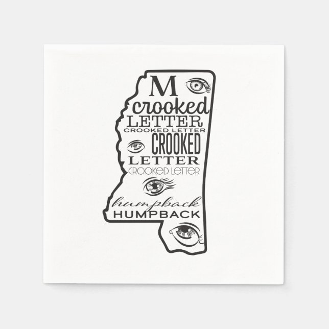 MISSISSIPPI PAPPERSSERVETT (Framsidan)