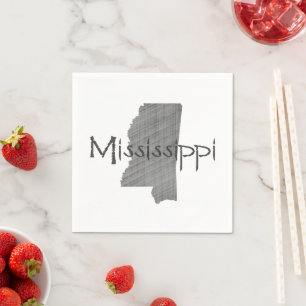 Mississippi Pappra Party Napkins Pappersservett