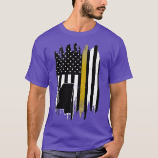 Mississippi Police Fire EMS Dispatcher-design med T Shirt