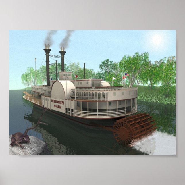 Mississippi Queen Poster (Framsidan)