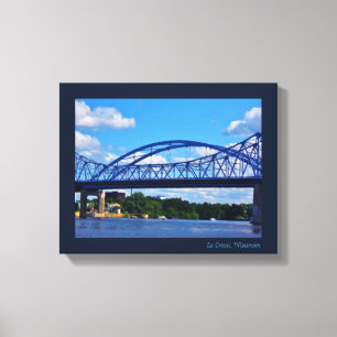 Mississippi River Bridge Canvastryck