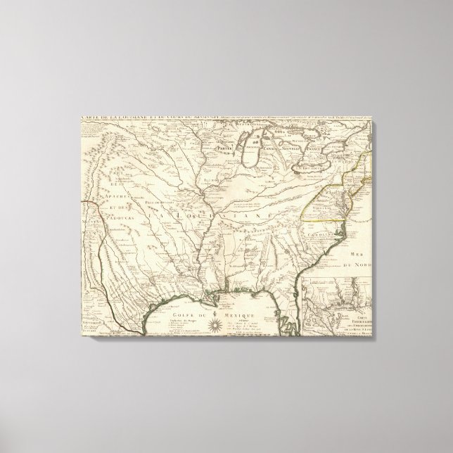 Mississippi River Canvastryck (Framsida)