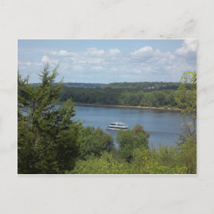 Mississippi River fartyg Vykort