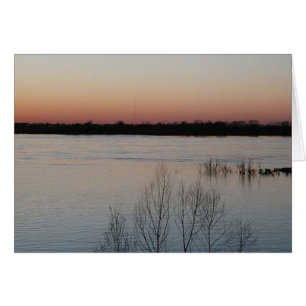 Mississippi River Hälsningskort