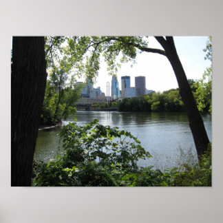 Mississippi River @ Minneapolis Poster
