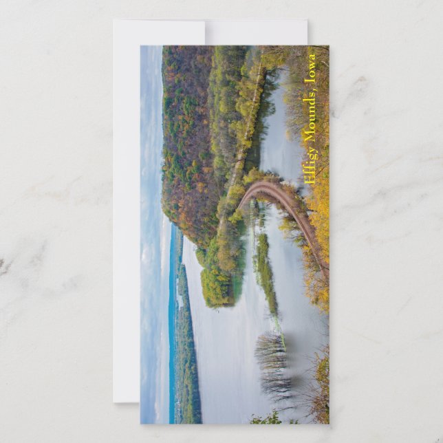 Mississippi River och Wooded Bluffs (Framsida)