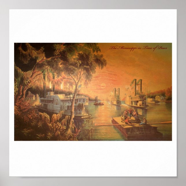 Mississippi River Poster (Framsidan)