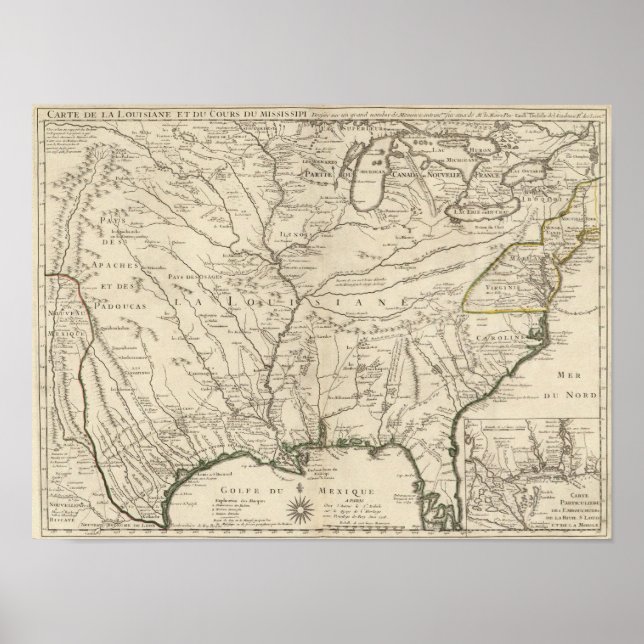 Mississippi River Poster (Framsidan)