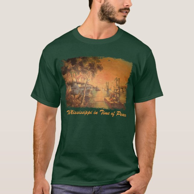 Mississippi River Shirt T-shirt (Framsida)