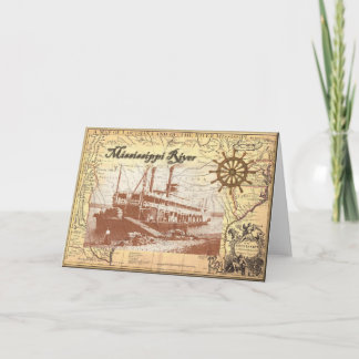 Mississippi River Steamboat Kort