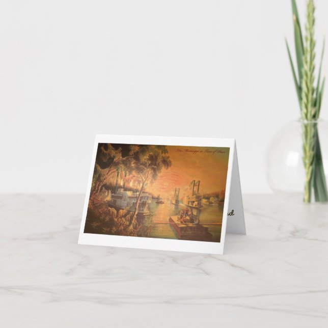 Mississippi River Tack-kort Tack Kort (Framsida)