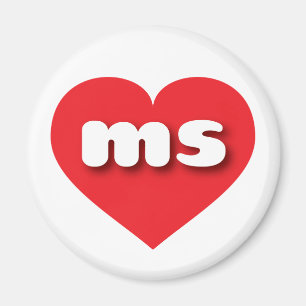 Mississippi-rött hjärta - I kärlek ms Magnet