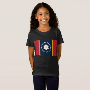 Mississippi:s statsflagga: Amerikas Magnolia T Shirt