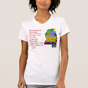 Mississippi skjorta - anpassningsbar med val eller t-shirt