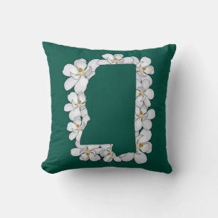 Mississippi State Flower Kudde