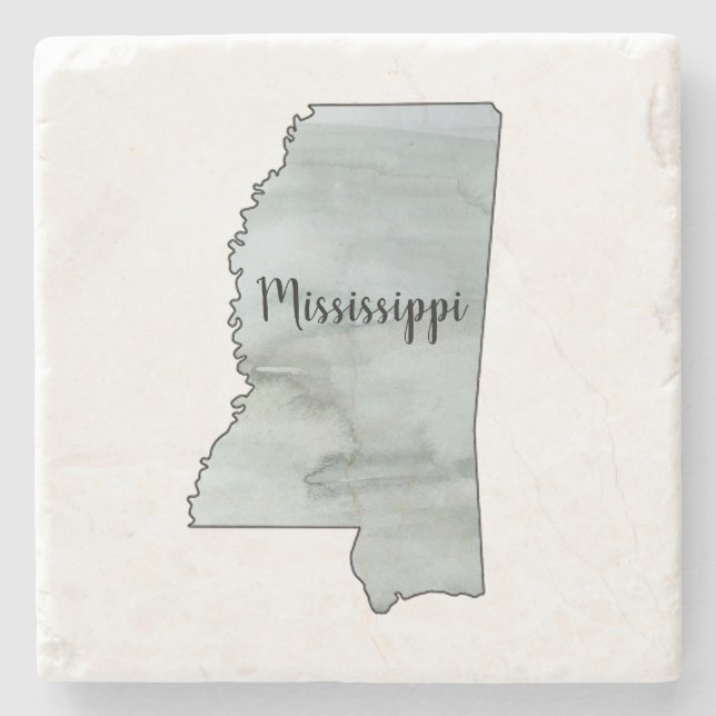 Mississippi State Illustration Stenunderlägg (Framsidan)