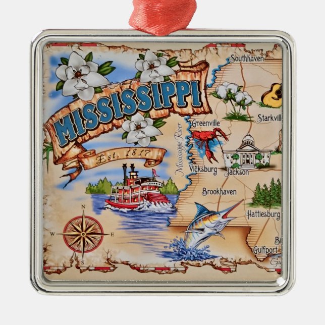Mississippi State Ornament (Framsidan)