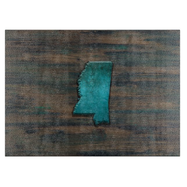 Mississippi State Shape Teal (Framsidan)