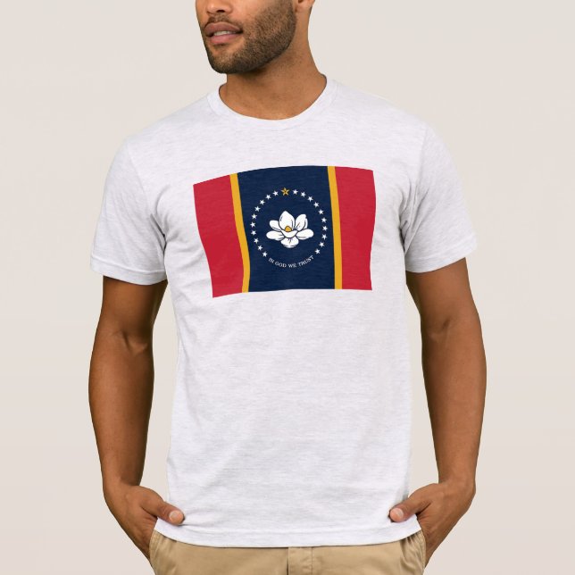 Mississippi Statlig flagga 2020 T Shirt (Framsida)