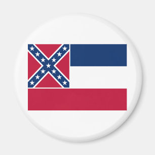 Mississippi Statlig flagga Magnet
