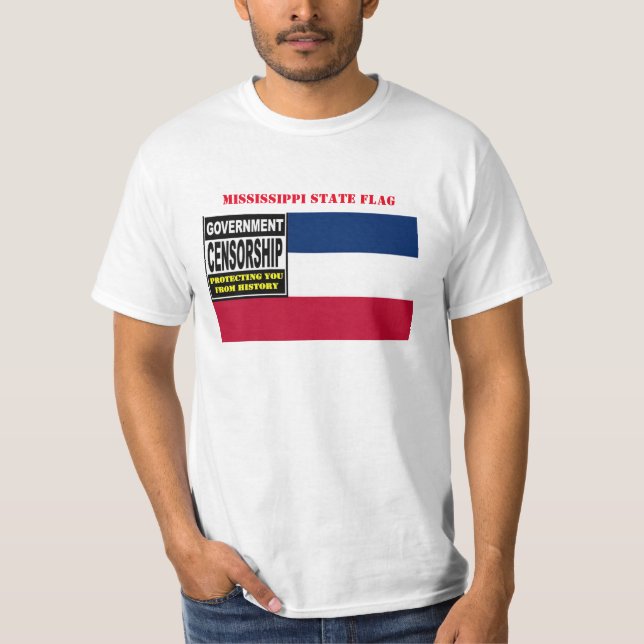 MISSISSIPPI STATLIG FLAGGA T-SHIRT (Framsida)