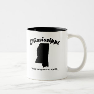 Mississippi - stava den Två-Tonad mugg